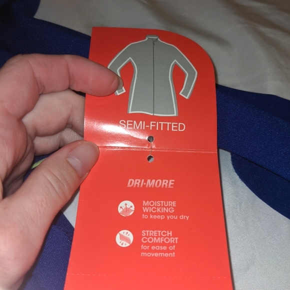 Last chance! Blue Danskin Now Zip Up lightweight Jacket Size Small (4-6) - Picture 4 of 6